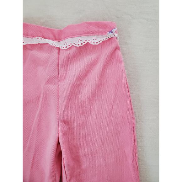 Vintage Pink Lace Pants 9 months - Picture 2 of 6